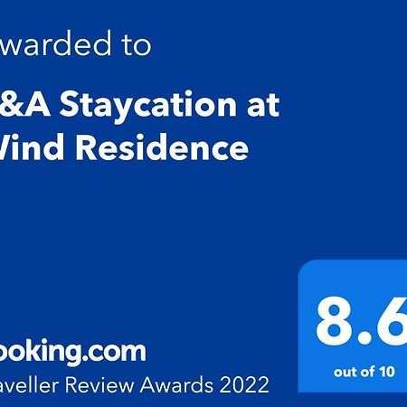 R&A Staycation At Wind Residence Tagaytay City Εξωτερικό φωτογραφία